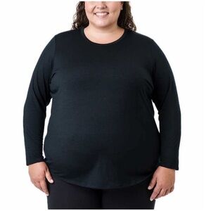 NWT Seg’ments Ladies Merino Wool Top BLACK - size XXL cozy comfy winter